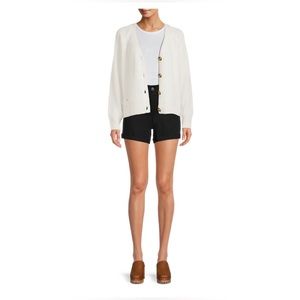 Time and Tru Women's Denim Shorts with Cuffed Hem